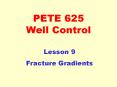 PETE 625 Well Control PowerPoint PPT Presentation