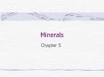 Minerals PowerPoint PPT Presentation