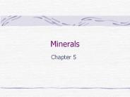 Minerals