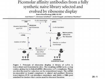 Nature Biotechnology 2000 18:1287
