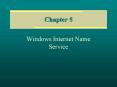 Windows Internet Name Service PowerPoint PPT Presentation