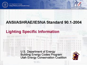 ANSIASHRAEIESNA Standard 90'12004