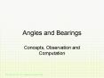 Angles and Bearings PowerPoint PPT Presentation