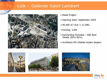 Luik Galeries Saint Lambert