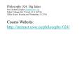 Philosophy 024: Big Ideas PowerPoint PPT Presentation
