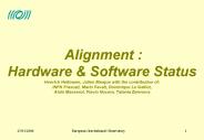 Alignment : Hardware