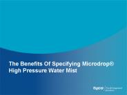 The Benefits Of Specifying Microdrop High Pressure Water Mist