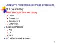 Chapter 9 Morphological image processing PowerPoint PPT Presentation