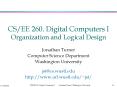 CSEE 260' Digital Computers I Organization and Logical Design PowerPoint PPT Presentation