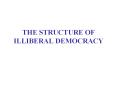 THE%20STRUCTURE%20OF%20ILLIBERAL%20DEMOCRACY PowerPoint PPT Presentation