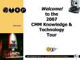 Welcome to the 2007 CMM Knowledge PowerPoint PPT Presentation