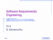 Software Requirements Engineering