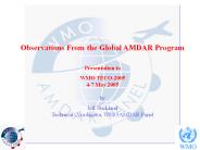 Observations From the Global AMDAR Program
