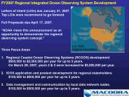 FY2007 Regional Integrated Ocean Observing System Development