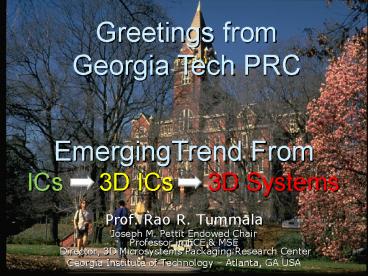 Prof' Rao R' Tummala