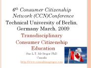 6th Consumer Citizenship Network (CCN)Conference