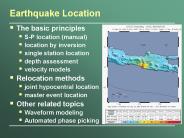Earthquake Location