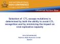 Selection of CTL escape mutations is determined by both the ability to avoid CTL recognition and by PowerPoint PPT Presentation