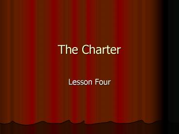 The Charter