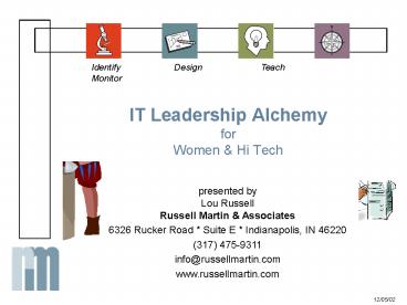 IT Leadership Alchemy for Women