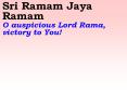 Sri Ramam Jaya Ramam O auspicious Lord Rama, victory to You! PowerPoint PPT Presentation