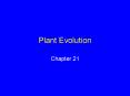 Plant Evolution PowerPoint PPT Presentation