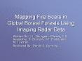 Mapping Fire Scars in Global Boreal Forests Using Imaging Radar Data PowerPoint PPT Presentation