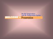 Measurement of Air Temperature