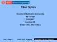 Fiber Optics PowerPoint PPT Presentation