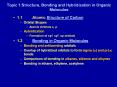 Topic 1:Structure, Bonding and Hybridization in Organic Molecules PowerPoint PPT Presentation
