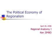 The Political Economy of Regionalism
