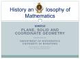 PlANE, SOLID AND COORDINATE GEOMETRY PowerPoint PPT Presentation