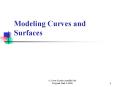 Modeling Curves and Surfaces PowerPoint PPT Presentation