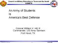 Council on Military Education in Texas and the South COMETS PowerPoint PPT Presentation