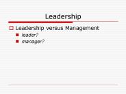 Leadership