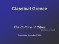 Classical Greece PowerPoint PPT Presentation