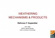 WEATHERING MECHANISMS