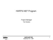 HARPS-NEF PDR