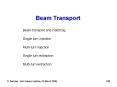 Beam Transport PowerPoint PPT Presentation