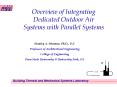 Overview of Integrating Dedicated Outdoor Air Systems with Parallel Systems PowerPoint PPT Presentation