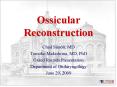 Ossicular Reconstruction PowerPoint PPT Presentation