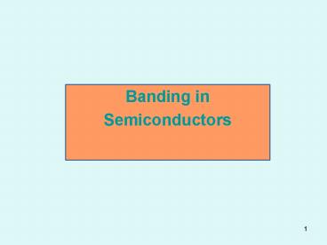 Banding in presentation | free to view