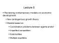 Reviewing contemporary models on economic development: PowerPoint PPT Presentation