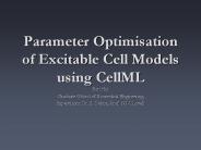 Parameter Optimisation of Excitable Cell Models using CellML