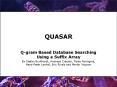 QUASAR PowerPoint PPT Presentation