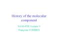 History of the molecular component PowerPoint PPT Presentation
