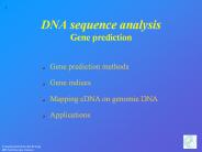 Computational Molecular Biology
