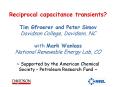 Reciprocal capacitance transients Tim Gfroerer and Peter Simov Davidson College, Davidson, NC with M PowerPoint PPT Presentation