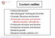 Lecture outline