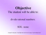 divide rational numbers.
